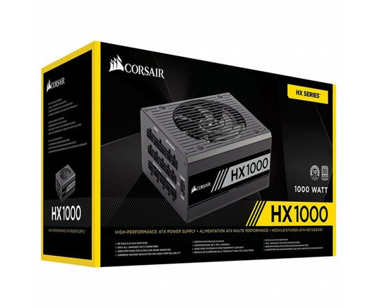 Блок питания Corsair 1000W HX1000 (CP-9020139-EU), изображение 6 Блок питания Corsair 1000W HX1000 (CP-9020139-EU), изображение 6