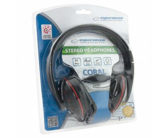 Наушники Esperanza EH144K Black (EH144K), изображение 2 Наушники Esperanza EH144K Black (EH144K), изображение 2