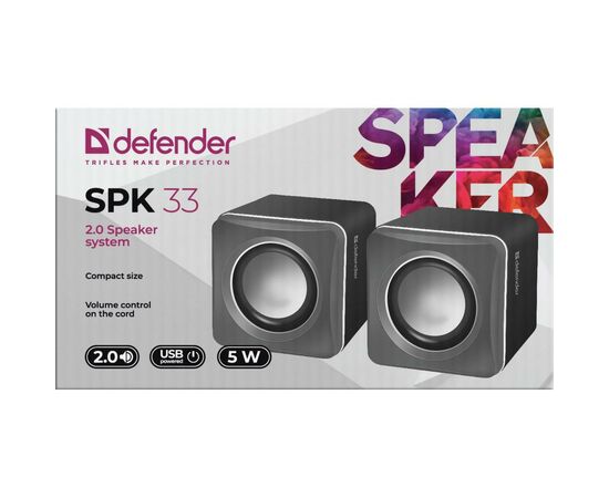 Акустическая система Defender SPK 33 Grey (65632), изображение 3 Акустическая система Defender SPK 33 Grey (65632), изображение 3