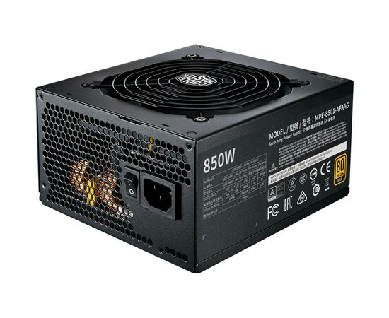 Блок питания CoolerMaster 850W MWE Gold V2 FM (MPE-8501-AFAAG-EU), изображение 2 Блок питания CoolerMaster 850W MWE Gold V2 FM (MPE-8501-AFAAG-EU), изображение 2