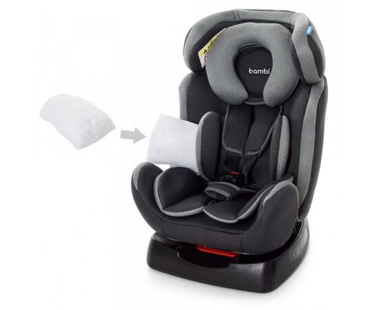 Автокресло Bambi M 3678 silver grey (Bambi M 3678 silver grey), изображение 4 Автокресло Bambi M 3678 silver grey (Bambi M 3678 silver grey), изображение 4