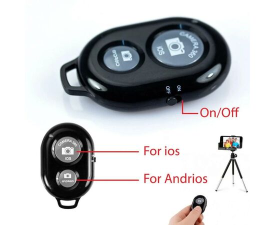 Пульт ДУ для фото- видеокамер XoKo RC-100 bluetooth (XK-RC100BK), изображение 2 Пульт ДУ для фото- видеокамер XoKo RC-100 bluetooth (XK-RC100BK), изображение 2