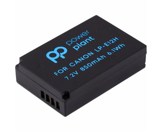Акумулятор до фото/відео PowerPlant Canon LP-E12H 850mAh (CB970506)
