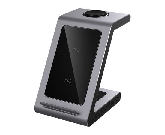 Зарядний пристрій Prestigio 3 in1 wireless charger (PCS109X_SG)