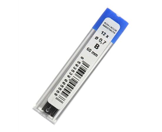 Грифель для механического карандаша Koh-i-Noor 4162.B 0.7 мм, 12шт (416200B007PK)
