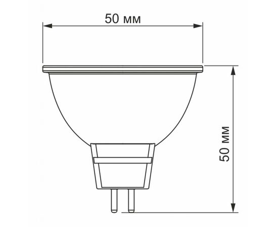Лампочка TITANUM MR16 6W GU5.3 4100K 220V (TLMR1606534), изображение 3 Лампочка TITANUM MR16 6W GU5.3 4100K 220V (TLMR1606534), изображение 3