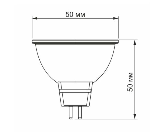 Лампочка Videx MR16e 3W GU5.3 4100K 220V (VL-MR16e-03534), изображение 3 Лампочка Videx MR16e 3W GU5.3 4100K 220V (VL-MR16e-03534), изображение 3