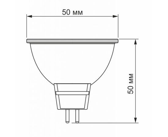 Лампочка Videx MR16eL 5W GU5.3 4100K 220V (VL-MR16eL-05534), изображение 3 Лампочка Videx MR16eL 5W GU5.3 4100K 220V (VL-MR16eL-05534), изображение 3
