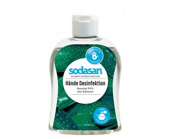 Антисептик для рук Sodasan органический 300 мл (4019886019316), изображение 2 Антисептик для рук Sodasan органический 300 мл (4019886019316), изображение 2