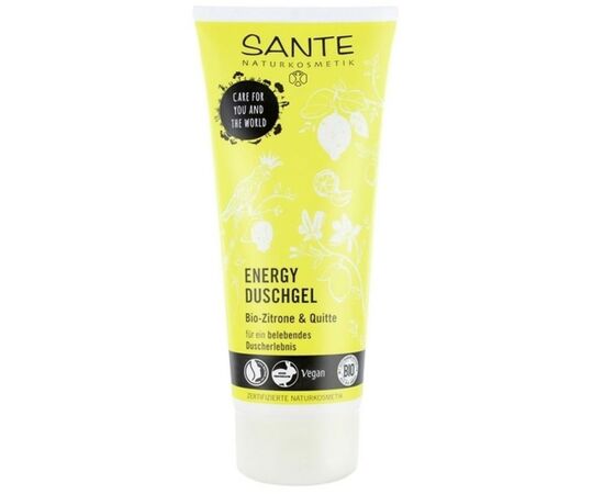 Гель для душа Sante Energy Лимон и Айва 200 мл (4025089080718)