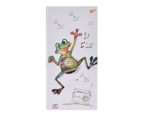Блокнот Yes 100 * 200мм 64 л "BugArt. White frog" лінія (151431)