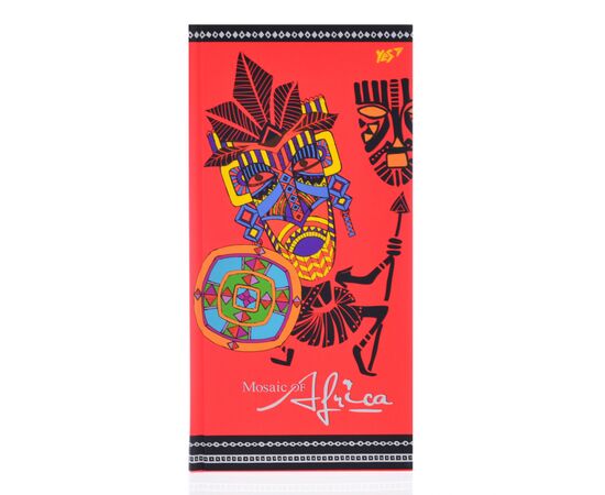 Блокнот Yes 100*200мм 96 л "African style" клетка (151357)