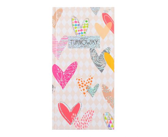 Блокнот Yes 100*200мм 96 л "Turnowsky.Pattern heart" линия (151445)