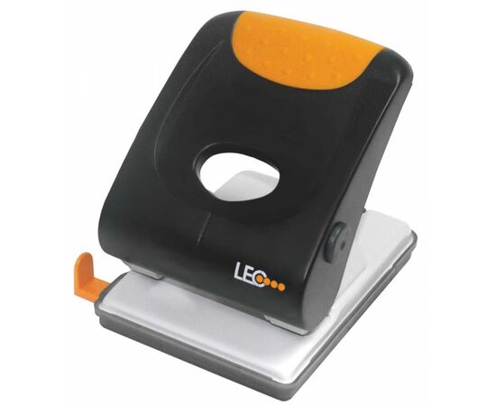 Дырокол Leo 40л пласт. L1408-01 черный (240079)