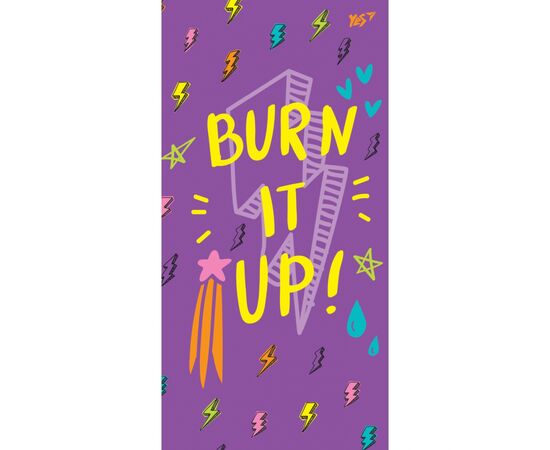 Блокнот Yes 100 * 200/64 л "Burn it up!" клітина (151524)