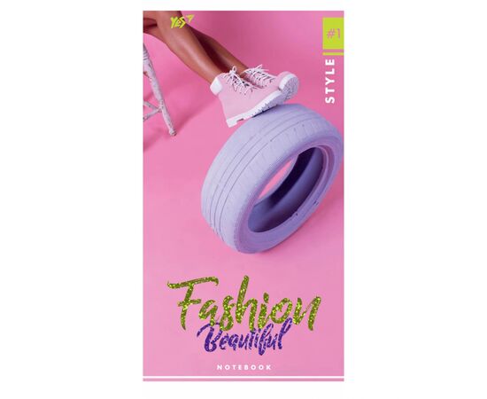 Блокнот Yes 100*200/64 л "Fashion beautiful" клетка (151484)