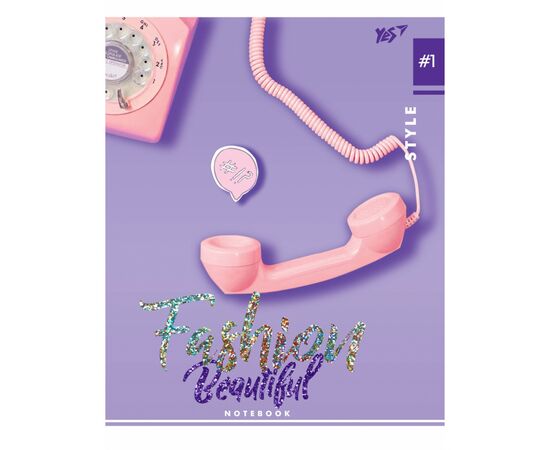 Блокнот Yes 140*185/96 л "Fashion beautiful " линия (151470), изображение 2 Блокнот Yes 140*185/96 л "Fashion beautiful " линия (151470), изображение 2