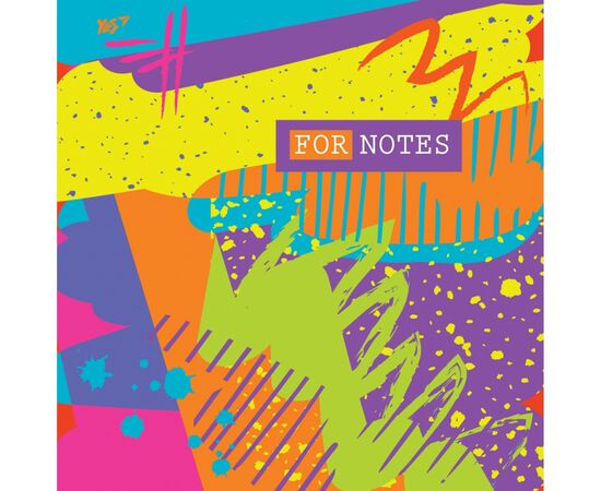 Блокнот Yes 200 * 200/64 л "Paint brush" клітина (151535), зображення 2