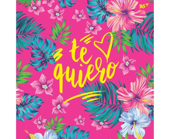 Блокнот Yes 200 * 200/64 л "Tropical vibes" клітина (151534), зображення 2 Блокнот Yes 200 * 200/64 л "Tropical vibes" клітина (151534), зображення 2