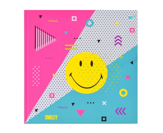 Блокнот Yes 200*200/64 л "Smiley" клетка (151532)