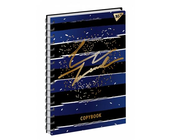 Блокнот Yes А6 / 64 л дв.спіраль "STARS" лінія (151622)