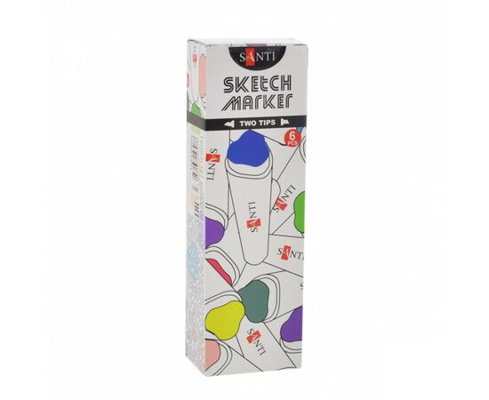 Художній маркер Santi sketch SM-05, жовтий (390499), зображення 2 Художній маркер Santi sketch SM-05, жовтий (390499), зображення 2