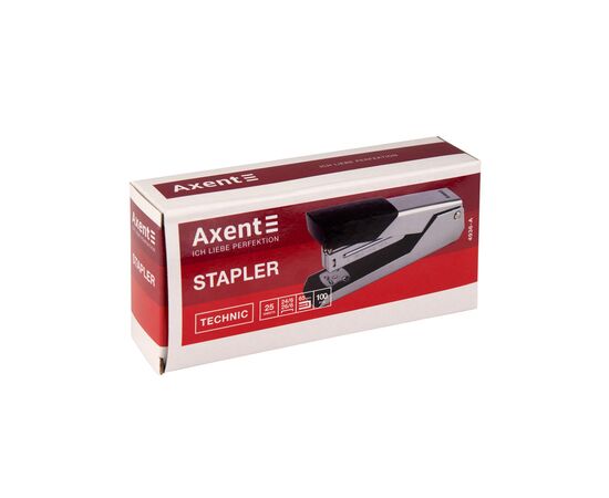 Степлер Axent Technic 24/6 25 листов Хром (4936-A), изображение 2