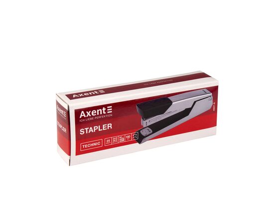 Степлер Axent Technic 24/6 25 листов Хром (4937-A), изображение 2