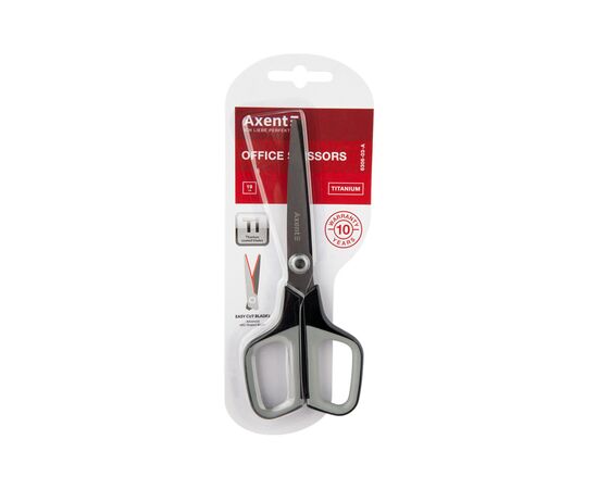 Ножницы Axent Titanium 19 см Графитно-серые (6306-03-A), изображение 2 Ножницы Axent Titanium 19 см Графитно-серые (6306-03-A), изображение 2