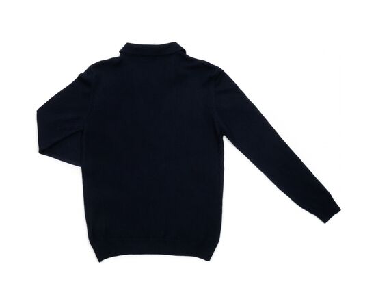 Кофта A-Yugi поло вязка (1004-158B-blue), изображение 2 Кофта A-Yugi поло вязка (1004-158B-blue), изображение 2
