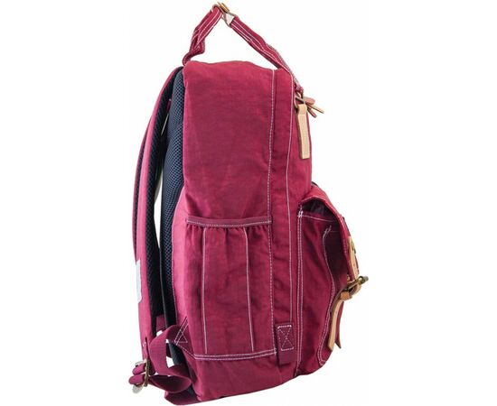 Рюкзак школьный Yes OX 195 бордовый (554020), изображение 4 Рюкзак школьный Yes OX 195 бордовый (554020), изображение 4