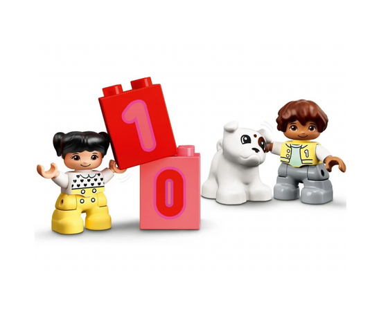Конструктор LEGO Duplo Поезд с цифрами учимся считать 23 детали (10954), изображение 3 Конструктор LEGO Duplo Поезд с цифрами учимся считать 23 детали (10954), изображение 3