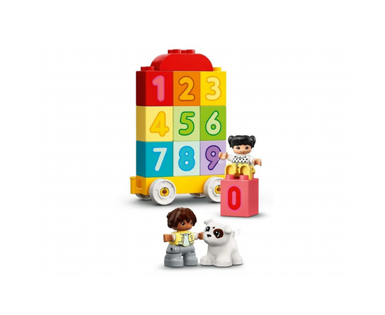 Конструктор LEGO Duplo Поезд с цифрами учимся считать 23 детали (10954), изображение 4 Конструктор LEGO Duplo Поезд с цифрами учимся считать 23 детали (10954), изображение 4