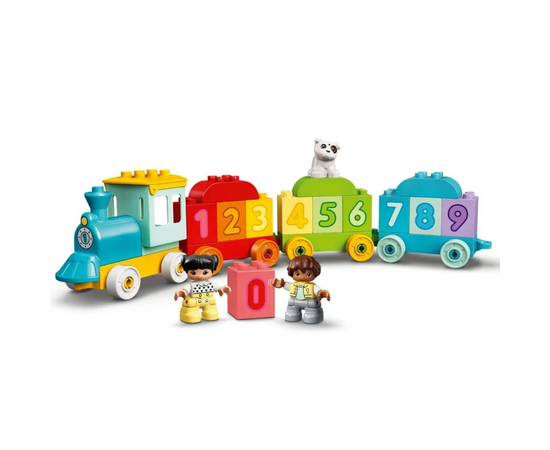 Конструктор LEGO Duplo Поезд с цифрами учимся считать 23 детали (10954), изображение 6 Конструктор LEGO Duplo Поезд с цифрами учимся считать 23 детали (10954), изображение 6