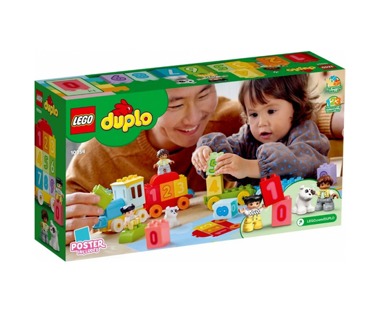 Конструктор LEGO Duplo Поезд с цифрами учимся считать 23 детали (10954), изображение 8 Конструктор LEGO Duplo Поезд с цифрами учимся считать 23 детали (10954), изображение 8