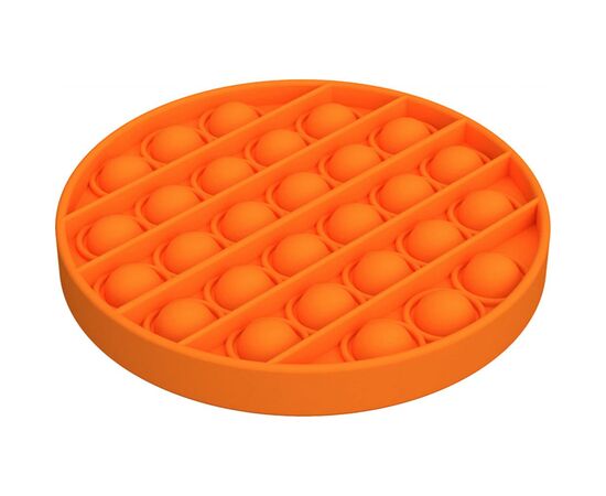 Антистресс Sibelly антистресс Pop It Mono Circle Orange (SB-PPIT-CRCL-OR), изображение 2 Антистресс Sibelly антистресс Pop It Mono Circle Orange (SB-PPIT-CRCL-OR), изображение 2