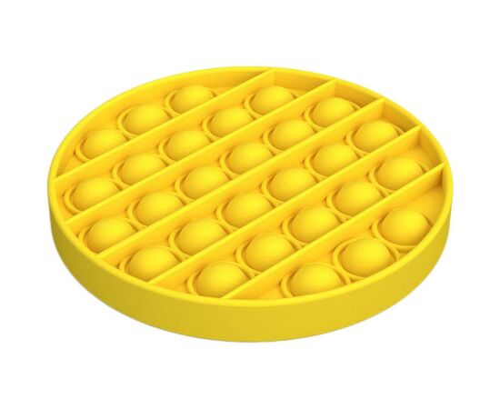 Антистресс Sibelly антистресс Pop It Mono Circle Yellow (SB-PPIT-CRCL-YL), изображение 2 Антистресс Sibelly антистресс Pop It Mono Circle Yellow (SB-PPIT-CRCL-YL), изображение 2