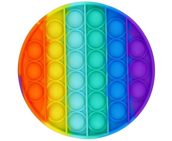 Антистресс Sibelly антистресс Pop It Rainbow Circle (SB-PPIT-RNB-CRCL), изображение 2 Антистресс Sibelly антистресс Pop It Rainbow Circle (SB-PPIT-RNB-CRCL), изображение 2
