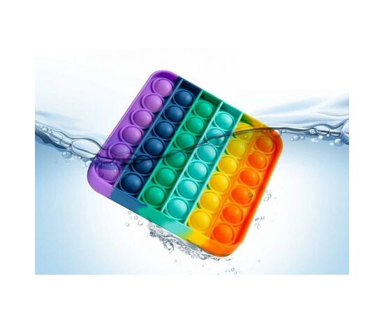 Антистресс Sibelly антистресс Pop It Rainbow Square (SB-PPIT-RNB-SQ), изображение 6 Антистресс Sibelly антистресс Pop It Rainbow Square (SB-PPIT-RNB-SQ), изображение 6