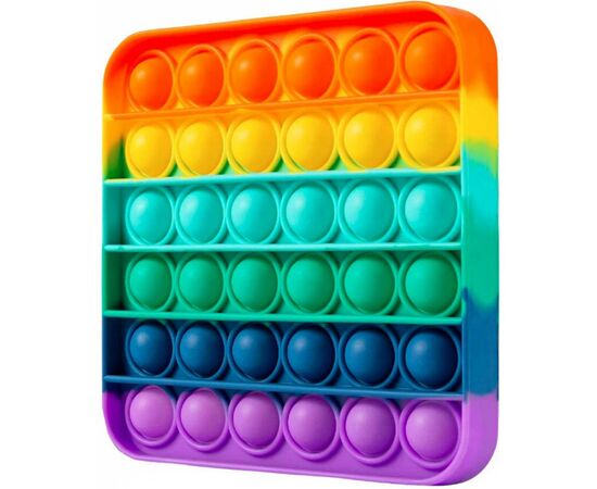 Антистресс Sibelly антистресс Pop It Rainbow Square (SB-PPIT-RNB-SQ)