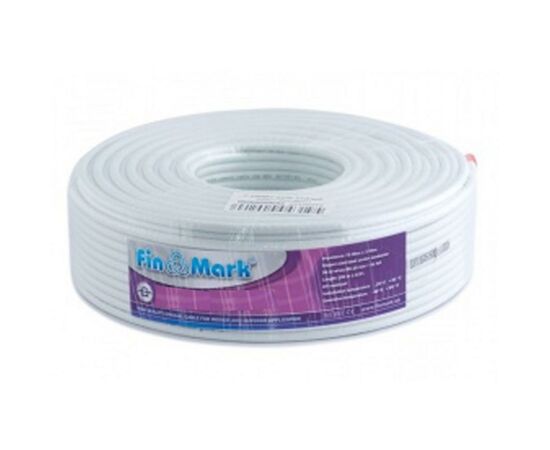 Кабель телевізійний FinMark RG-660, CCS, 100м, white (F660BV_100_white), зображення 2 Кабель телевізійний FinMark RG-660, CCS, 100м, white (F660BV_100_white), зображення 2