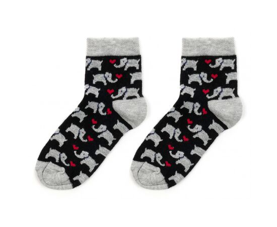 Носки UCS Socks со слониками (M0C0101-2116-3B-black), изображение 3 Носки UCS Socks со слониками (M0C0101-2116-3B-black), изображение 3