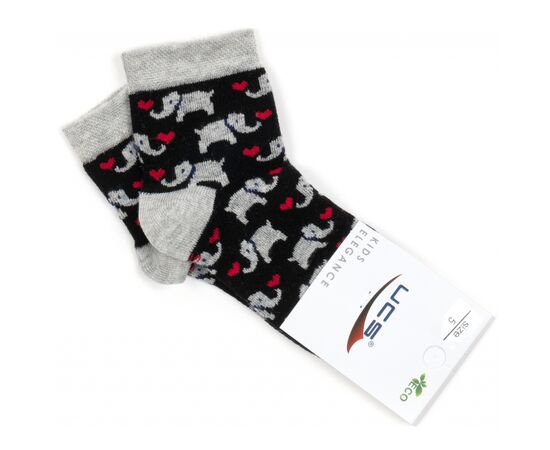 Носки UCS Socks со слониками (M0C0101-2116-3B-black)