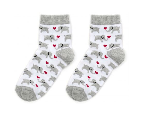 Носки UCS Socks со слониками (M0C0101-2116-3B-white), изображение 3 Носки UCS Socks со слониками (M0C0101-2116-3B-white), изображение 3