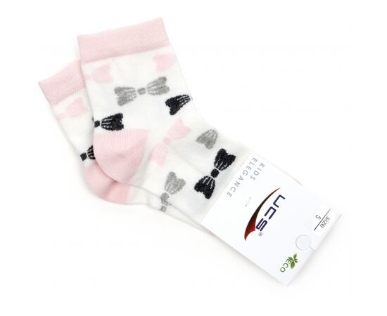 Шкарпетки UCS Socks з бантиком (M0C0101-2119-3G-pink)