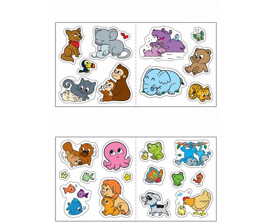 Набор для творчества Crayola Mini Kids стикеров Животные (256291.124), изображение 2 Набор для творчества Crayola Mini Kids стикеров Животные (256291.124), изображение 2