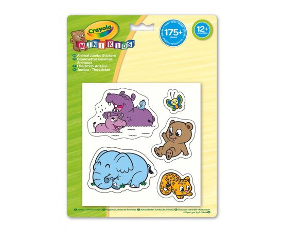 Набір для творчості Crayola Mini Kids стикерів Тварини (256291.124)