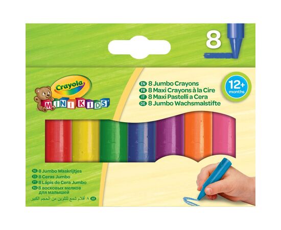 Набір для творчості Crayola Mini Kids великих воскових крейди 8 шт. (256241.148)