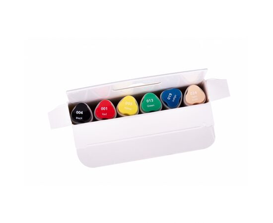 Художній маркер Santi набір двосторонніх sketch Basic Colours 6 шт (390546), зображення 2 Художній маркер Santi набір двосторонніх sketch Basic Colours 6 шт (390546), зображення 2
