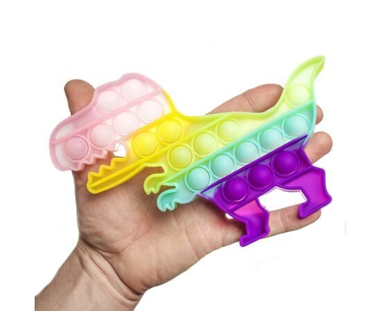 Антистресс Sibelly антистресс Pop It Dino Glow in Dark (SB-PPIT-DN-GD), изображение 2 Антистресс Sibelly антистресс Pop It Dino Glow in Dark (SB-PPIT-DN-GD), изображение 2